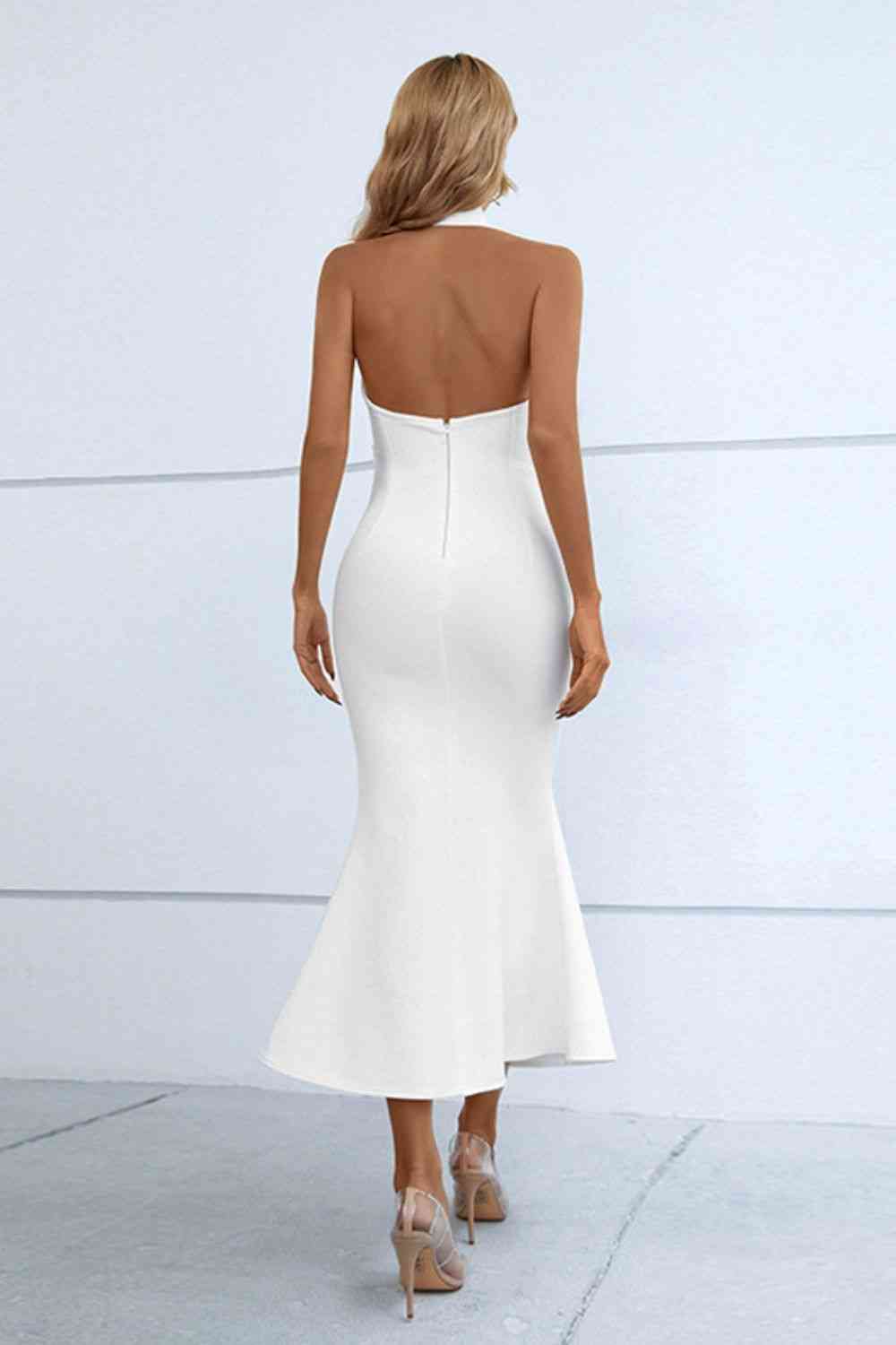 OLIVIA Fishtail Bodycon Maxi Dress